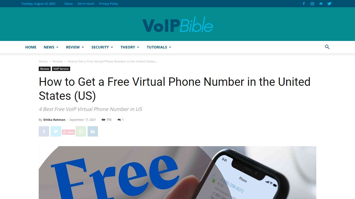 How to Get a Free Virtual Phone Number in the United States (US)